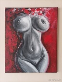 Obraz 40x50 AKT, DOPRAVA ZDARMA