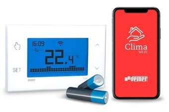 TERMOSTAT Wi-Fi, vzdálené ovládání mobilem