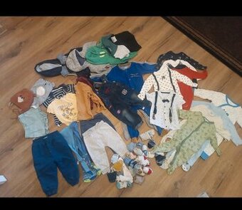 Balík oblečení na kluka vel.74- 80