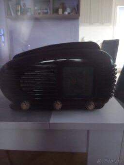 Starožitné rádio Tesla Talisman 308U bakelit rezro