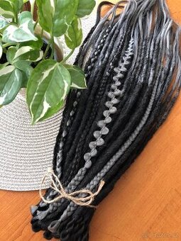 Fake single dready kanekalon hand made