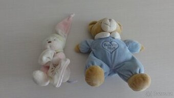 Plyšový medvídek s chrastítkem