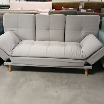 Rozkládací pohovka šedá, vystavený kus