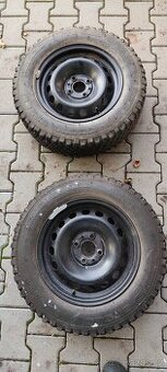 Pneumatika drapák r14 185/65 s plechové disky 5,5x14" 4x98