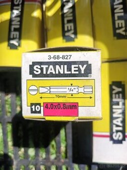 Profi dlouhé ploché bity STANLEY 4.0x0.8 mm (10 ks) – Nové