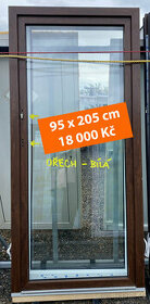 Teradové dveře 95x205 cm