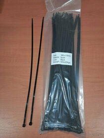 Stahovací páska / zdrhovací pásky 4,8x368 černé