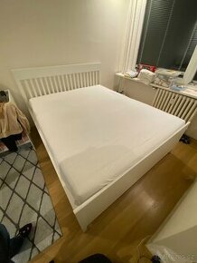 Bílá postel Idanas (Ikea) 160x200cm