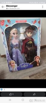 Panenky frozen 280,- nové 27cm