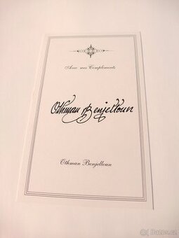 Výpravná kniha BOU INANIA s podpisem miliardáře -