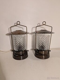 2x funkcionalistická lampička, lampa, Lidokov, pár