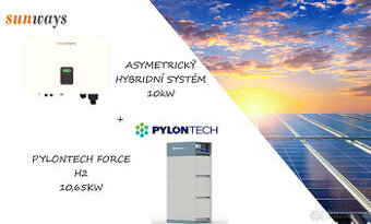Fotovoltaický Asymetrický hybridní systém Sunways 10kw + Pyl