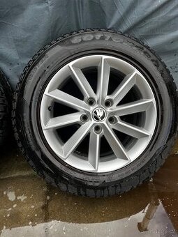 Škoda YETI - Alu kola 5x112 r16 se zimními pneu