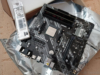 MB ASUS PRIME B550M-K + CPU + RAM, sock. AM4