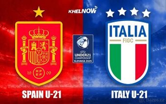 Predám dve vstupenky na futbal U21 Španielsko - Taliansko