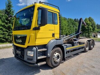 MAN TGS 33.480 6x4 ABROLLKIPPER HIAB Multilift 18 T