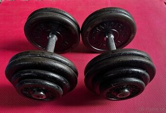 Profi činky 2x27,5kg