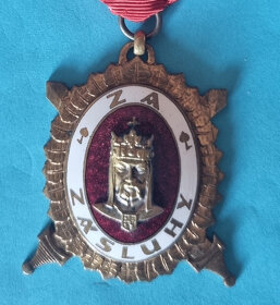 Národní garda Diplomový Odznak krále Karla IV. - DOK IV.