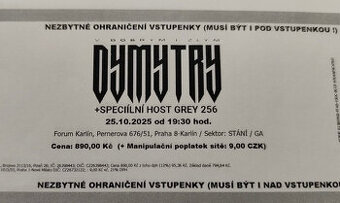 Dymytry Fórum Karlín Praha