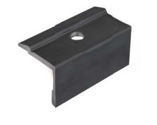 černé středové a krajové příchytky pro fotovoltaický panel