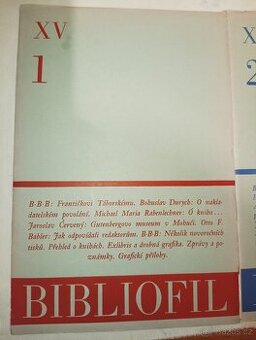 Staré Bibliofilie