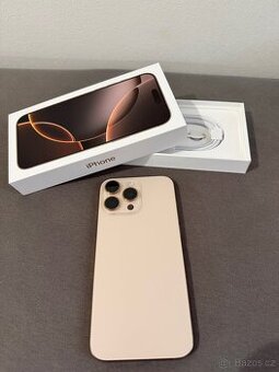 iPhone 16 Pro Max 256GB Desert Titanium Záruka TOP stav