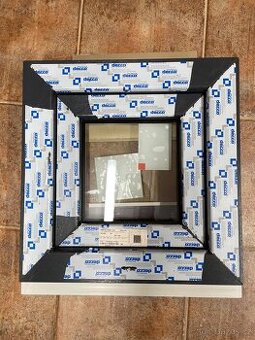 Plastove okno+síť, Antracit, nové v záruce