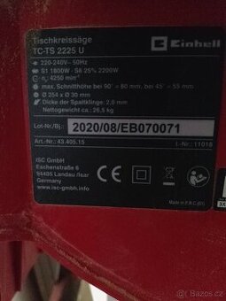 Stolní kotoučová pila+odsávání - 1