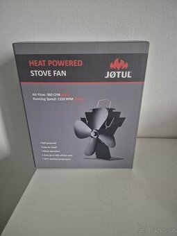 Jotul ventilátor na kamna, model 334-4(Nový nerozbalený)