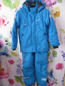 Rostoucí lyžařský set Didriksons Skare Corn Blue vel.128