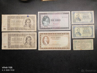 Bankovky Československo 1945 a 1946