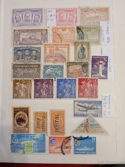 Známky Jižni Amerika.