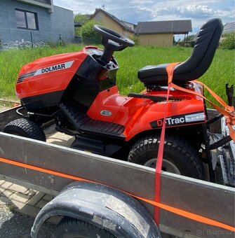 Zahradní traktor Dolmar 102 po generálce motoru / Intek