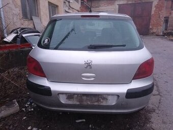 Peugeot 307 - Kufrové dveře kompletní