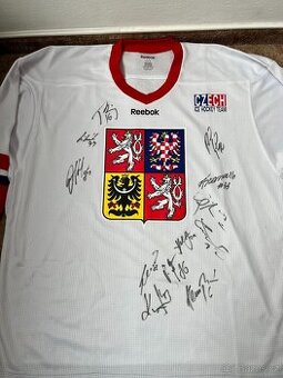 Podepsaný hokejový dres hráčů ČR z MS 2015 - 1