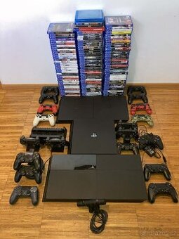 PS4 - Konzole, Ovkadače % Příslušenství