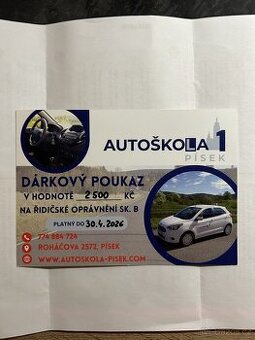 Poukazy na ubytování, autoškolu, svatební salon