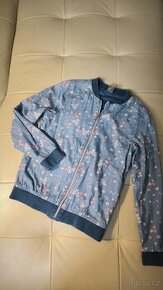Dívčí letní bunda jeansový vzhled velikost 134