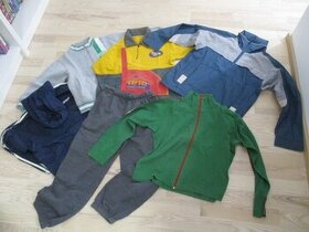 Set mikina/bunda/tepláky 134/140