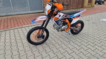 Pitbike DT125 17/14, světlo, el startér, řazení se spojkou,