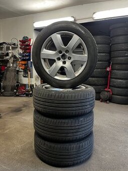 Alu disky 5x112 R17 + pneu 225/55 R17 Bridgestone Audi A6 C7
