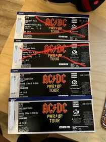2ks vstupenek na AC/DC do Vídně 23.6 stání