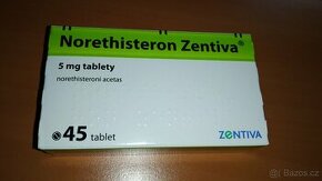 Tablety na oddálení menstruace 5mg x 45 tablet