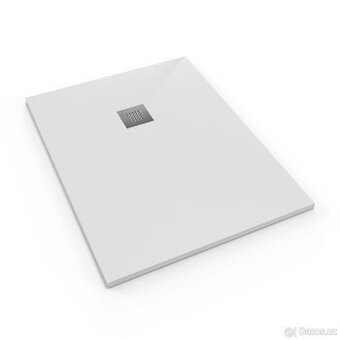 Vanička obdelník 100x90 litý mramor
