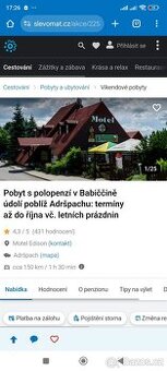 Voucher Babiččino údolí-adrspach