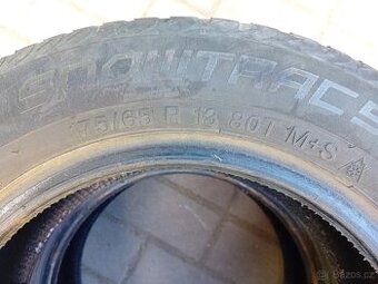 Pneu 175/65 R13,zimní, 2x,2018,4mm