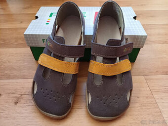 Dětské kožené barefoot sandály Fare - 1
