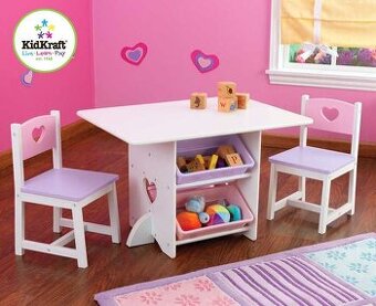 KidKraft Dětský stůl se židličkami Star - 1