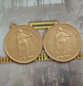 Zlaté RU 10koruny 1911 KB František Josef I.