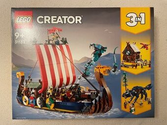 LEGO 31132 Vikingská loď a mořský had